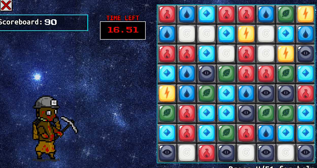 Thumbnail do projeto Blocks – Jogo Estilo Candy Crush Desenvolvido em C com Allegro